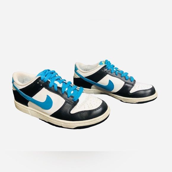 Dunk Low GS White Orion Blue Size 5.5Y (310569-147) Y2K - Picture 2 of 9